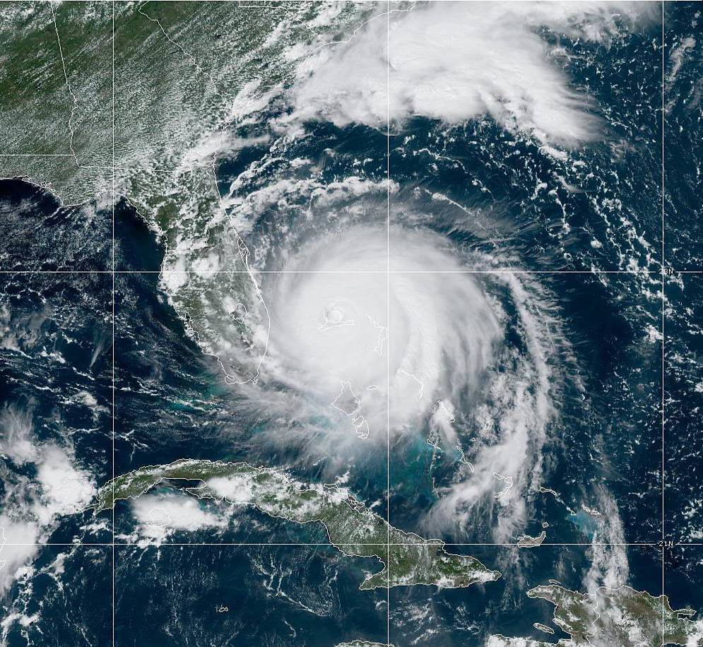 Hurricane Dorian Monday AM